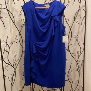 Sapphire Blue Calvin Klein 24W Dress with Tags